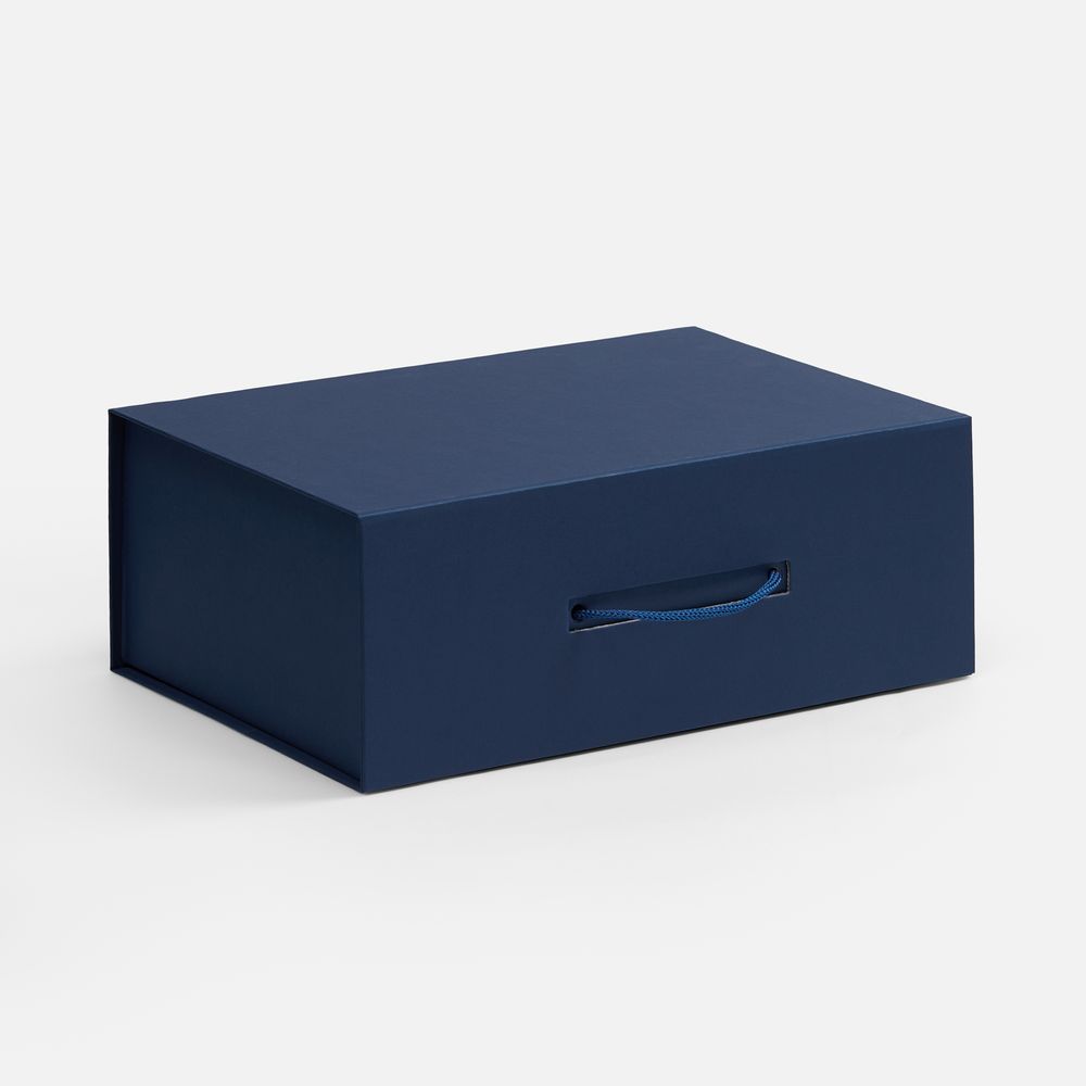 Коробка складная New Case Fold, темно-синяя в Петрозаводске