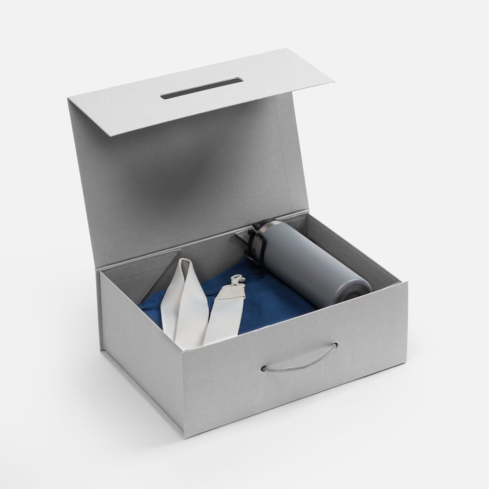 Коробка складная New Case Fold, серая в Петрозаводске