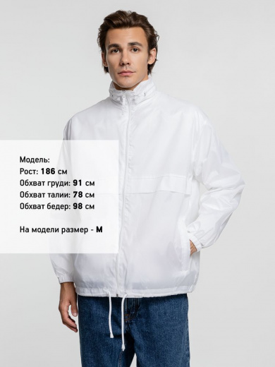 Ветровка из нейлона Surf 210, белая в Петрозаводске